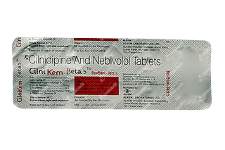 Cilnikem Beta 10/5 MG Tablet 10