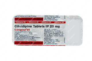 Cilnipine 20 MG Tablet 10