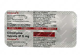 Cilnipine 5 MG Tablet 10