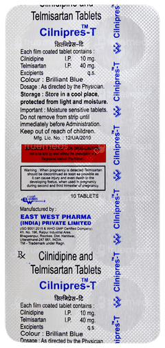 Cilnipres T Tablet 10