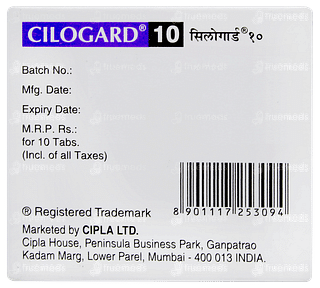 Cilogard 10 Tablet 10