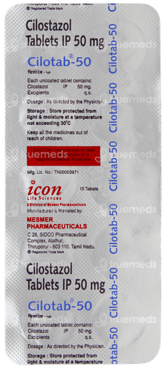 Cilotab 50 Tablet 10