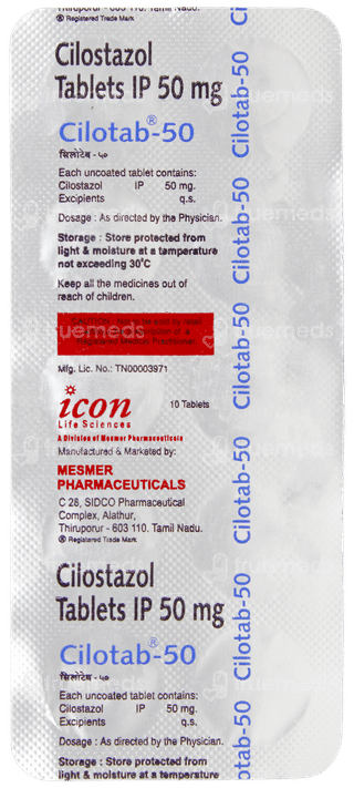 Cilotab 50 Tablet 10