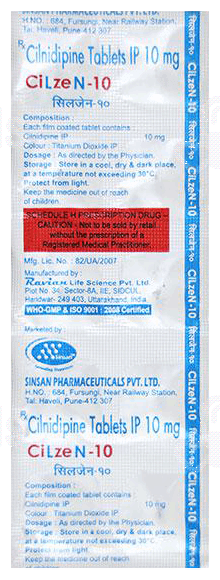 Cilzen 10 Tablet 10