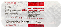 Cinaver 25 Mg Tablet 10 Cinaver 25 Mg Tablet 10