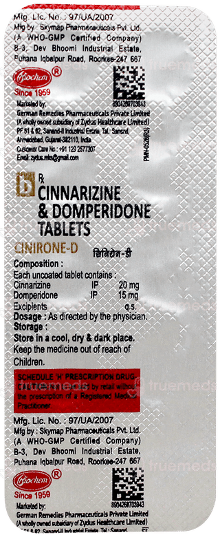 Cinirone D Tablet 10