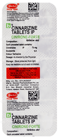 Cinirone Forte Tablet 10 Cinirone Forte Tablet 10