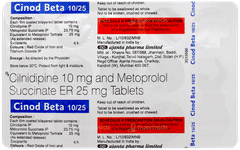 Cinod Beta 10/25 Tablet 15