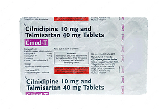 Cinod T 10/40 MG Tablet 15