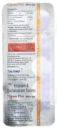 Cipam Plus Tablet 10