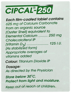 Cipcal 250 Tablet 30