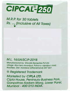 Cipcal 250 Tablet 30