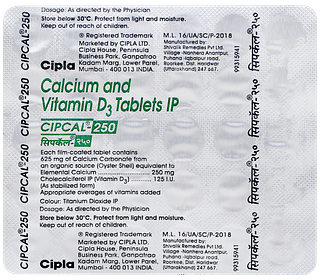 Cipcal 250 Tablet 30