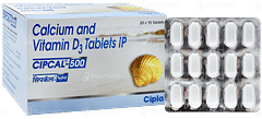 Cipcal 500 Tablet 15