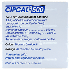 Cipcal 500 Tablet 15