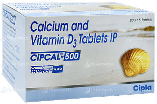 Cipcal 500 Tablet 15