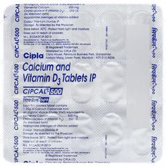 Cipcal 500 Tablet 15
