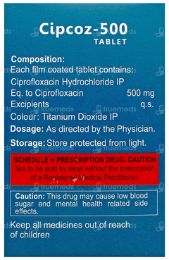 Cipcoz 500 Tablet 10 Cipcoz 500 Tablet 10