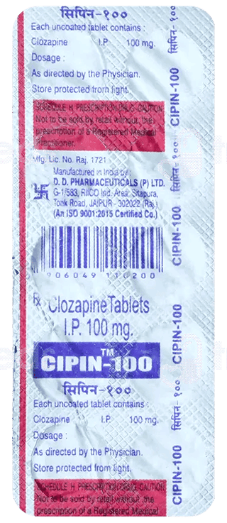 Cipin 100 Mg Tablet 10