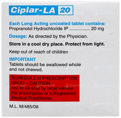 Ciplar La 20 Tablet 15 Ciplar La 20 Tablet 15