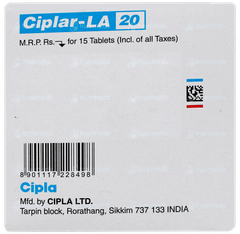Ciplar La 20 Tablet 15 Ciplar La 20 Tablet 15
