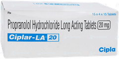 Ciplar La 20 Tablet 15 Ciplar La 20 Tablet 15