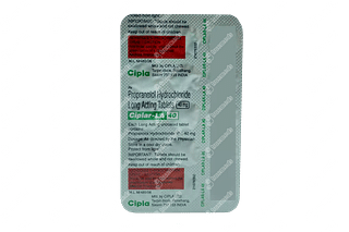 Ciplar La 40 MG Tablet 15