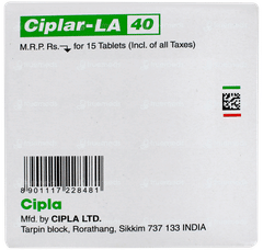 Ciplar La 40 Tablet 15