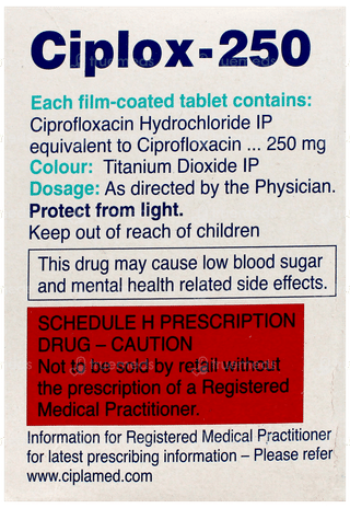 Ciplox 250 Tablet 10