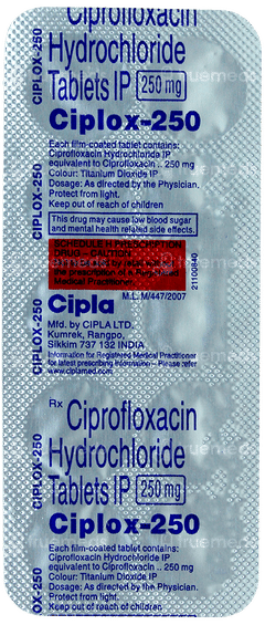 Ciplox 250 Tablet 10 Ciplox 250 Tablet 10