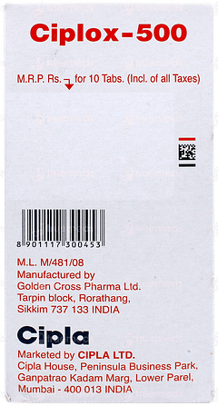 Ciplox 500 Tablet 10