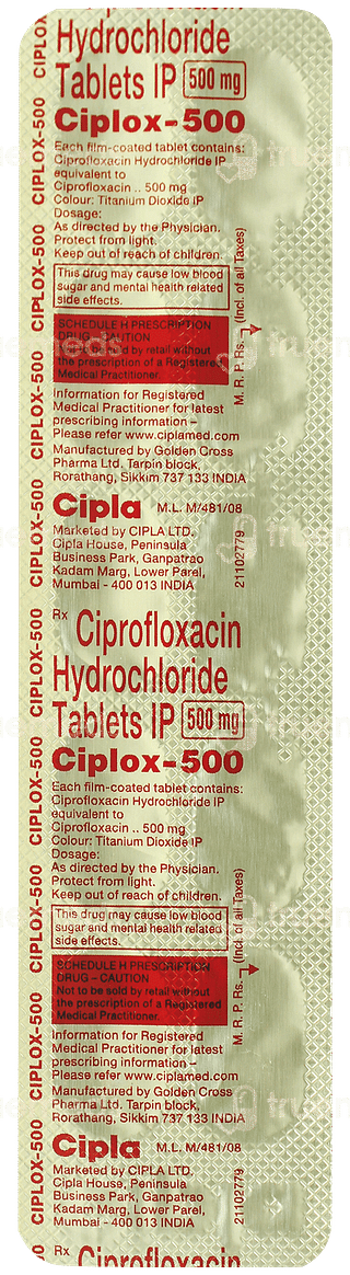 Ciplox 500 Tablet 10