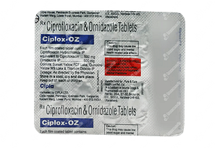 Ciplox Oz 500/500 MG Tablet 10