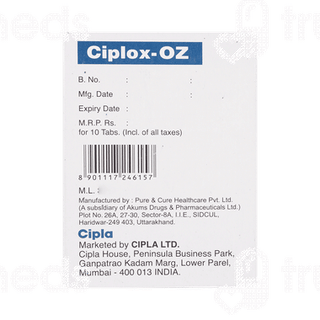 Ciplox Oz Tablet 10
