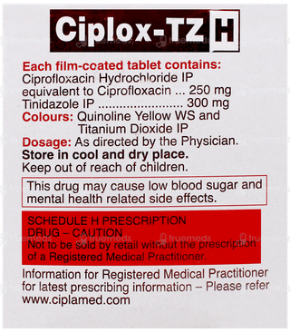 Ciplox Tz H Tablet 10