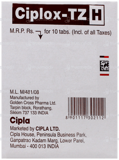 Ciplox Tz H Tablet 10 Ciplox Tz H Tablet 10