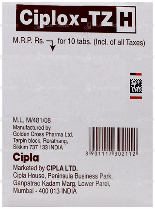 Ciplox Tz H Tablet 10