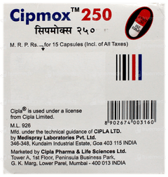 Cipmox 250 Capsule 15 Cipmox 250 Capsule 15