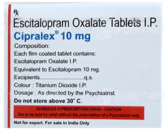 Cipralex 10 Mg Tablet 15