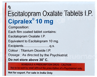 Cipralex 10 Mg Tablet 15