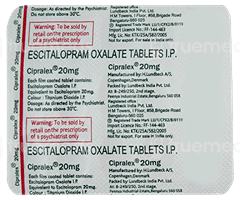 Cipralex 20 Mg Tablet 15