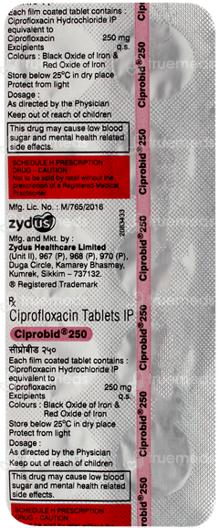 Ciprobid 250 Tablet 10