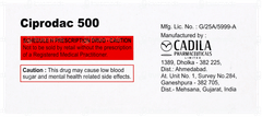 Ciprodac 500 Tablet 10