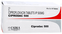 Ciprodac 500 Tablet 10