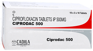 Ciprodac 500 Tablet 10