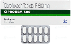 Ciprokem 500 Tablet 10 Ciprokem 500 Tablet 10