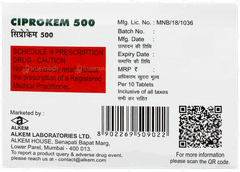 Ciprokem 500 Tablet 10