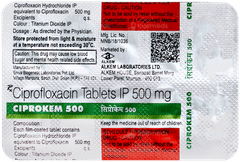 Ciprokem 500 Tablet 10