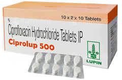 Ciprolup 500 Mg Tablet 10