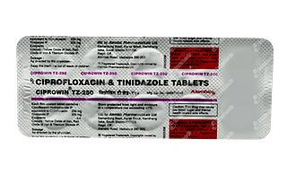 Ciprowin Tz 250/300 MG Tablet 10